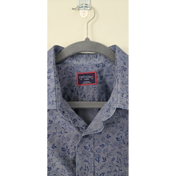 UNTUCKit Maloney Floral Print Button Shirt - Picture 5 of 7